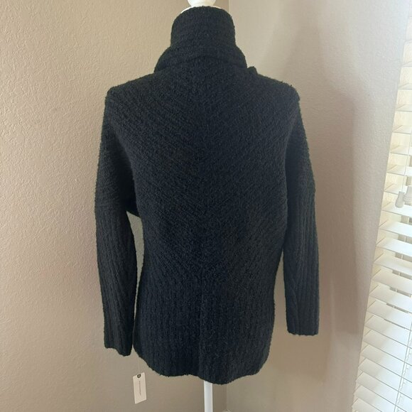 NWT Black Anthropologie Sleeping on Snow Chunky Cardigan - Picture 8 of 11